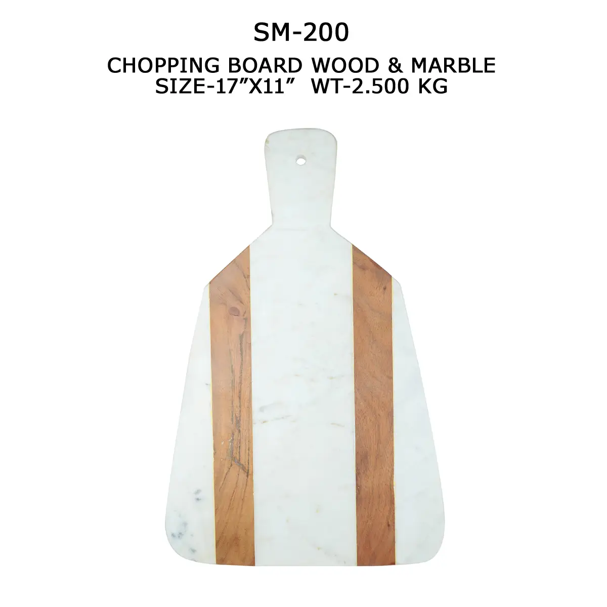 CHOPPING BOARD WOOD & MARBLE